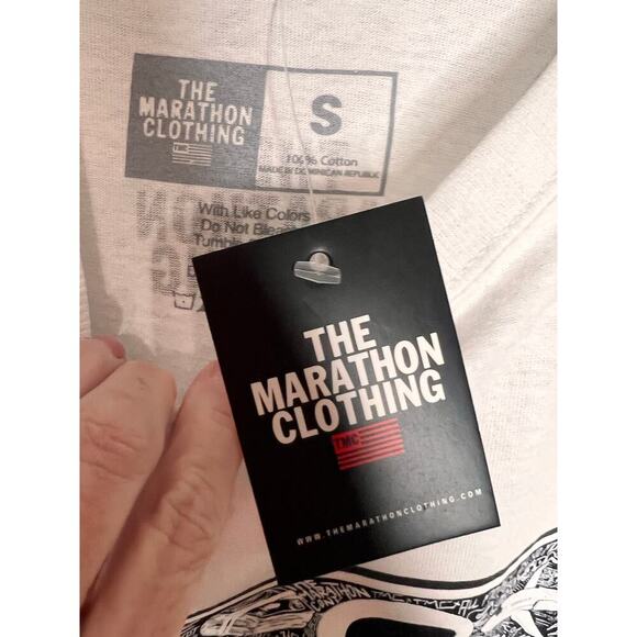 The Marathon Clothing Nipsey Hussle Graphic Tee White Crenshaw Mens Small NWT - Picture 3 of 6